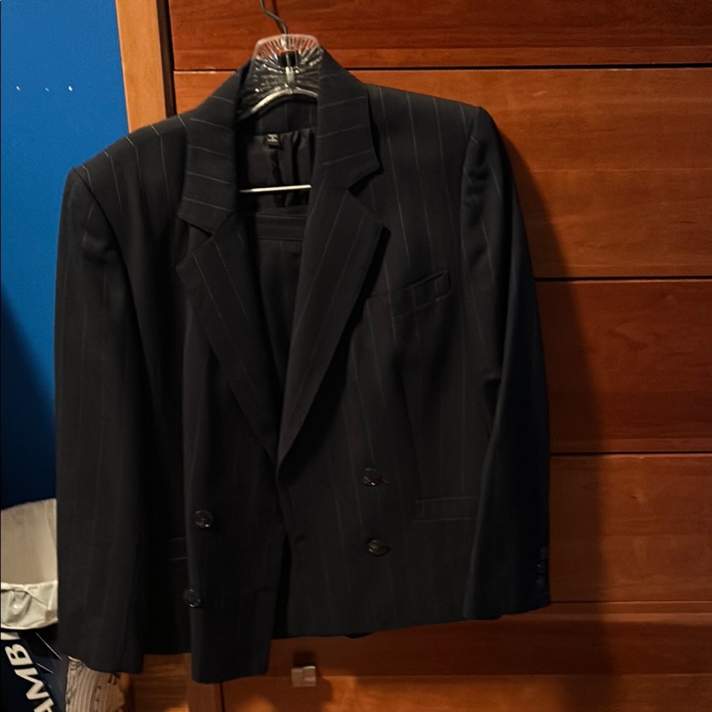 Blue Skirt Set for Work